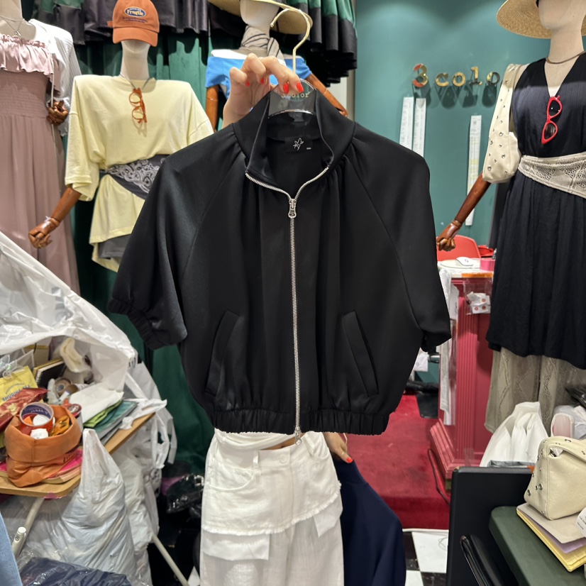 3COLOR東大門㊣代購女裝新品時尚襯衫蕾絲衫Three color襯衫/蕾絲衫圖色2