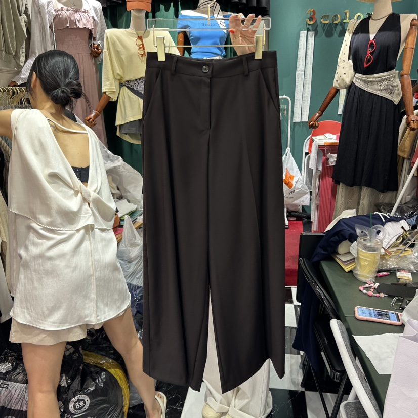 3COLOR東大門㊣直郵女士新品休閑休閑褲Three color休閑褲圖色2