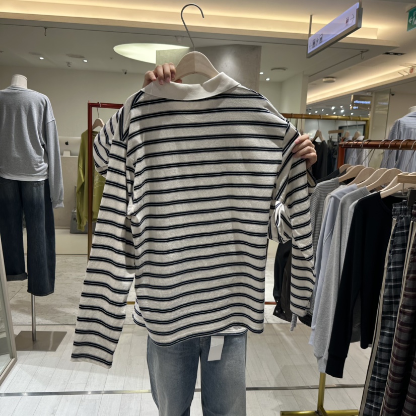 GRAYMELLOW東大門㊣實拍女裝新品職業25秋夏人氣熱賣長袖T恤GRAYMELLOW長袖T恤