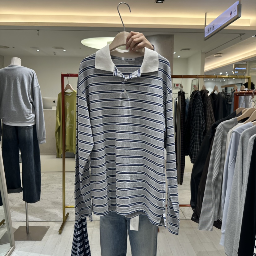 GRAYMELLOW東大門㊣實拍女裝新品職業25秋夏人氣熱賣長袖T恤GRAYMELLOW長袖T恤圖色3