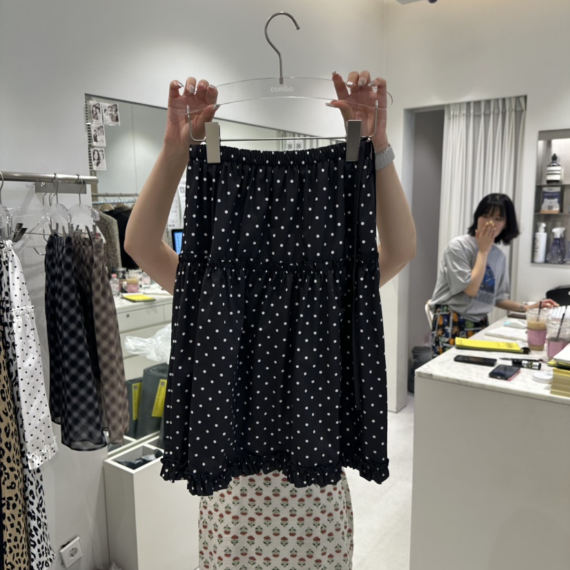 COMBO韓國直郵㊣女裝新品推薦25秋夏時尚人氣職業半身裙中短裙COM_BO半身裙/中短裙圖色2