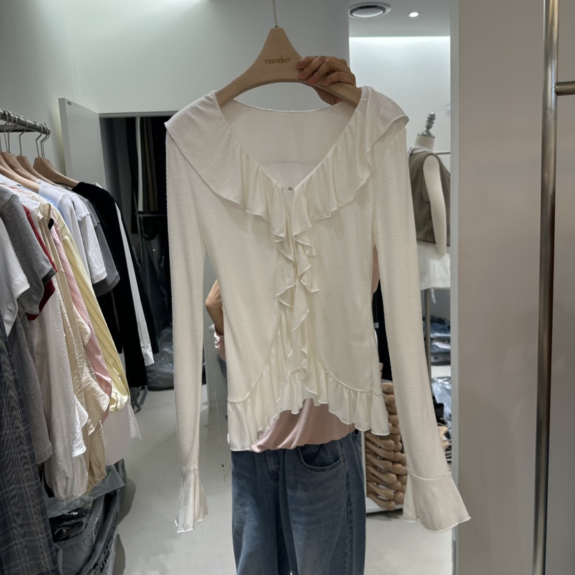 RENDER東大門㊣代購女士新品時尚熱賣休閑人氣職業推薦長袖T恤RENDER長袖T恤圖色1