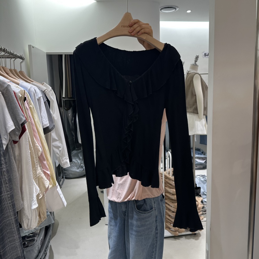 RENDER東大門㊣代購女士新品時尚熱賣休閑人氣職業推薦長袖T恤RENDER長袖T恤圖色2