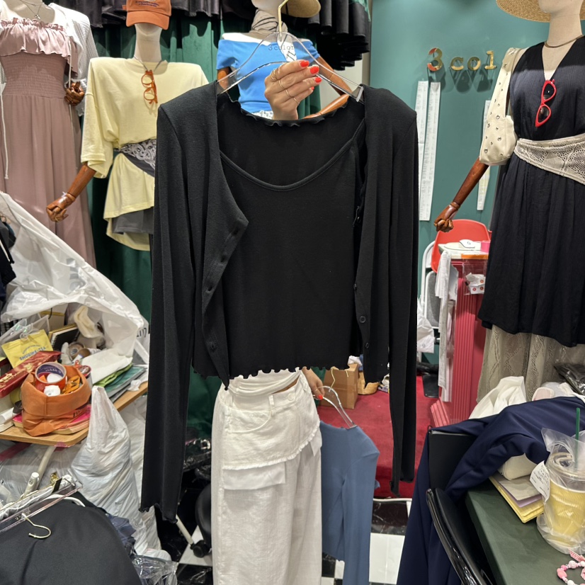 3COLOR東大門㊣直郵女裝新品職業套裝套裝Three color套裝圖色2