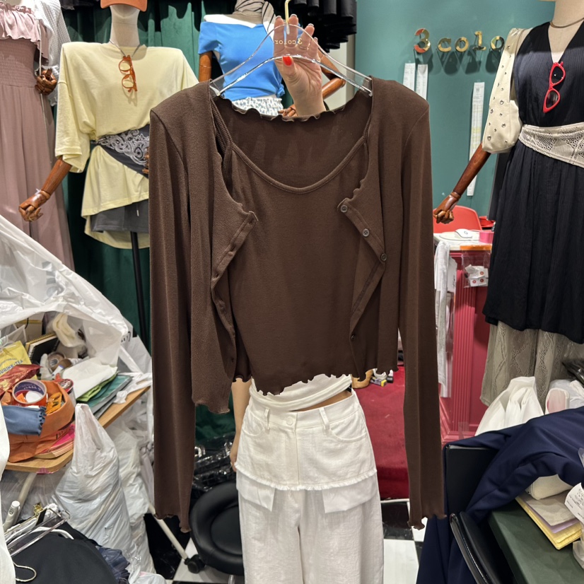 3COLOR東大門㊣直郵女裝新品職業套裝套裝Three color套裝圖色3