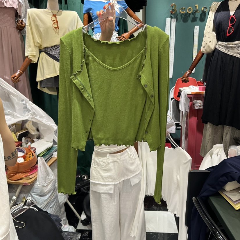 3COLOR東大門㊣直郵女裝新品職業套裝套裝Three color套裝圖色4