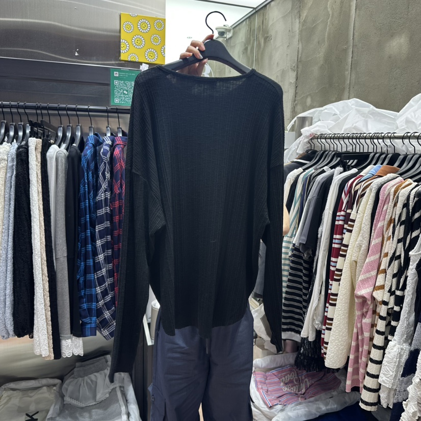 RUNWAY-런웨이東大門㊣直郵女裝新款人氣熱賣真品25秋夏長袖T恤RUNWAY長袖T恤