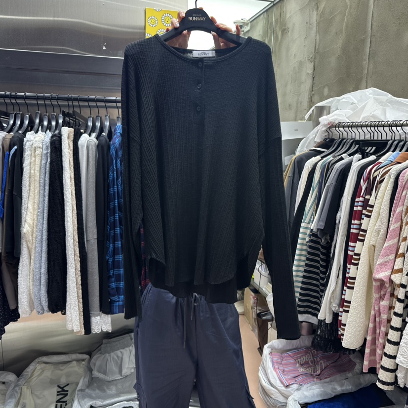 RUNWAY-런웨이東大門㊣直郵女裝新款人氣熱賣真品25秋夏長袖T恤RUNWAY長袖T恤圖色5