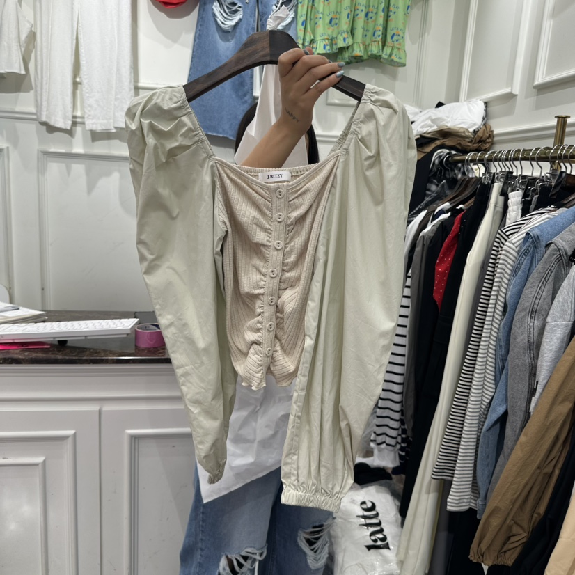 J.RITZY韓國直郵㊣女裝新品熱賣真品休閑職業推薦襯衫蕾絲衫J.RITZY襯衫/蕾絲衫圖色2
