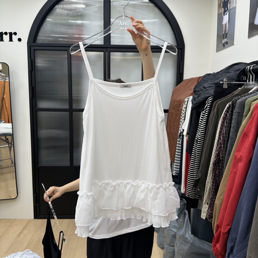 ARR東大門㊣代購女士新品推薦人氣熱賣真品25秋夏職業吊帶背心ARR吊帶/背心圖色1