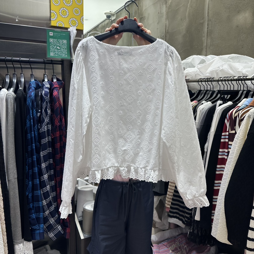 RUNWAY-런웨이東大門㊣實拍女士新款真品熱賣25秋夏襯衫蕾絲衫RUNWAY襯衫/蕾絲衫