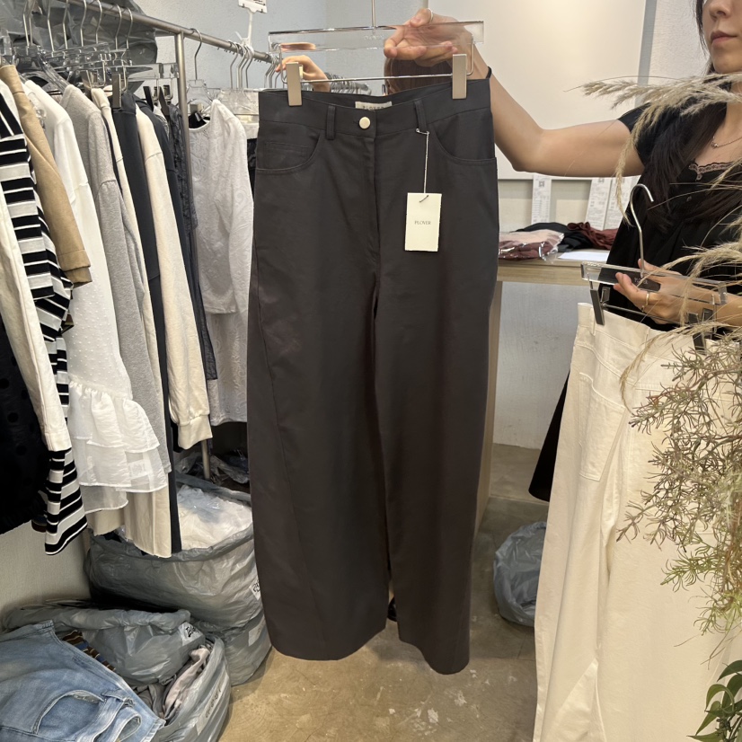 PLOVER韓國直郵㊣女裝新品推薦職業時尚真品人氣25秋夏休閑褲PLO_VER休閑褲圖色2