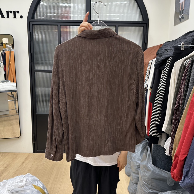 ARR東大門㊣代購女裝新品休閑真品時尚25秋夏職業襯衫蕾絲衫ARR襯衫/蕾絲衫