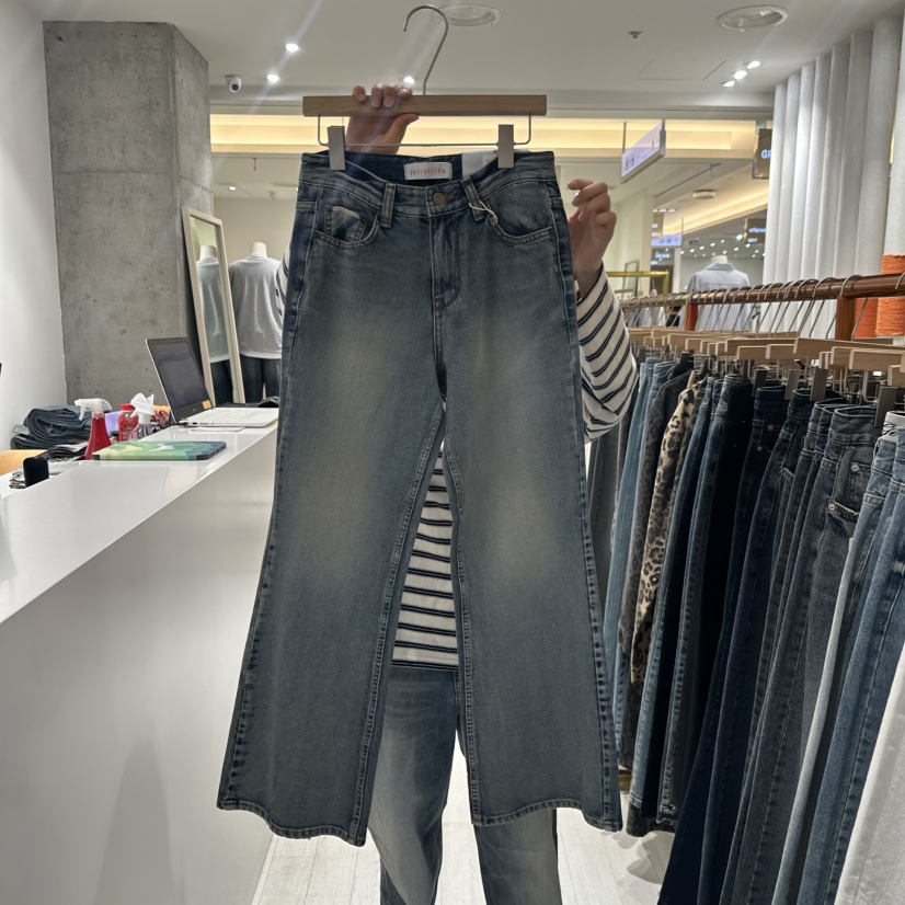 GRAYMELLOW韓國直郵㊣女士新品真品推薦休閑職業時尚牛仔褲GRAYMELLOW牛仔褲
