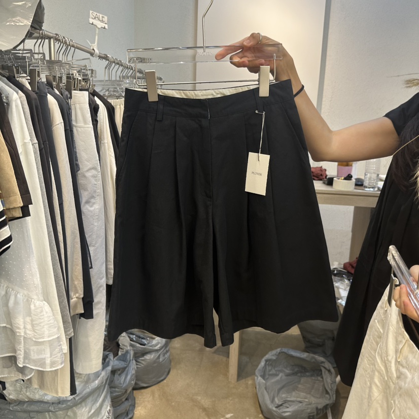 PLOVER東大門㊣直郵女裝新品人氣25秋夏推薦熱賣職業真品短褲PLO_VER短褲圖色2
