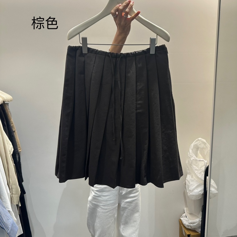 ALTER韓國代購㊣女士新品推薦休閑25秋夏時尚職業半身裙中短裙Alter半身裙/中短裙圖色1