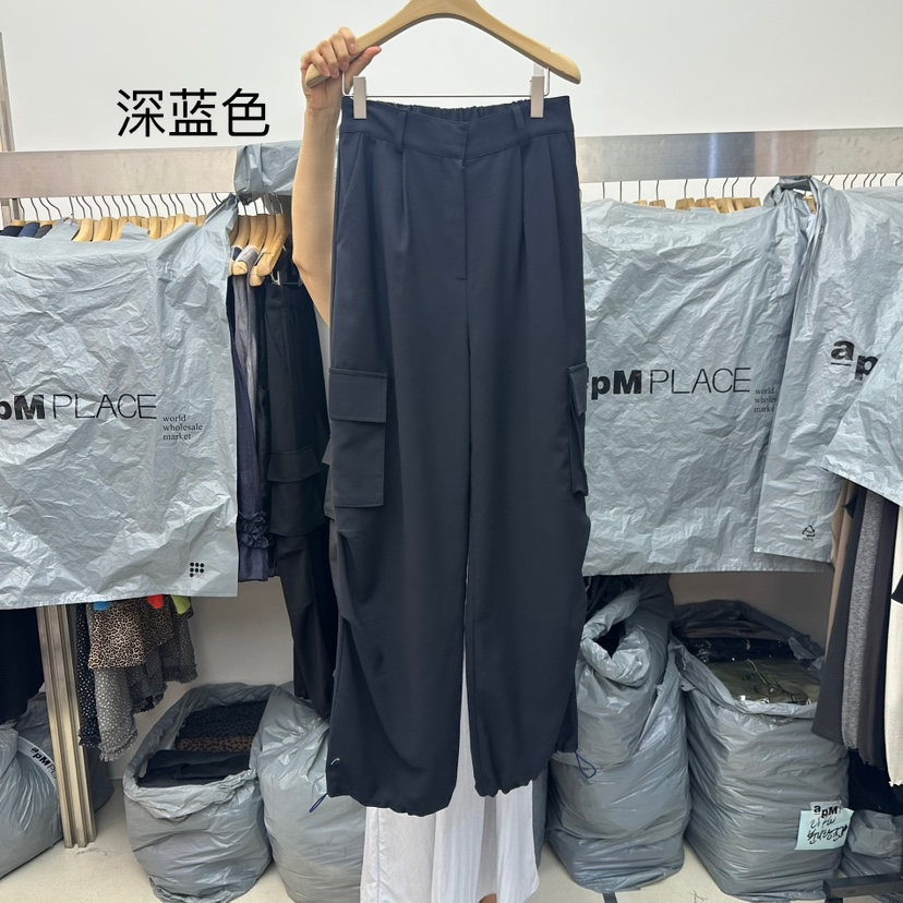SPECIAL東大門㊣實拍女裝新款時尚人氣推薦25秋夏休閑褲口袋SPECIAL休閑褲圖色2