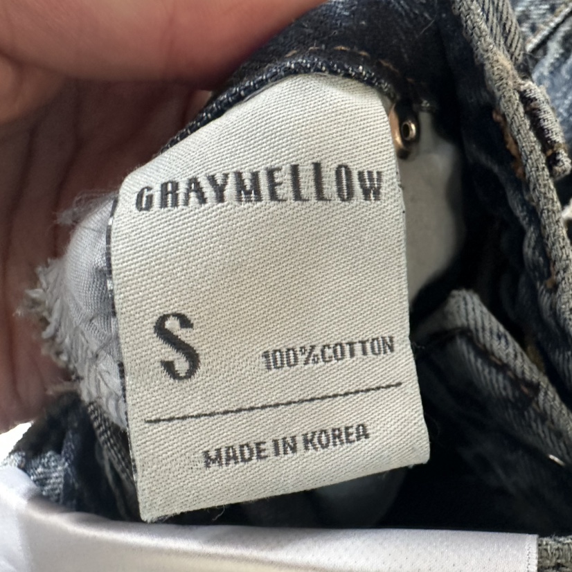 GRAYMELLOW東大門㊣直郵女裝新款職業推薦時尚休閑熱賣牛仔褲GRAYMELLOW牛仔褲