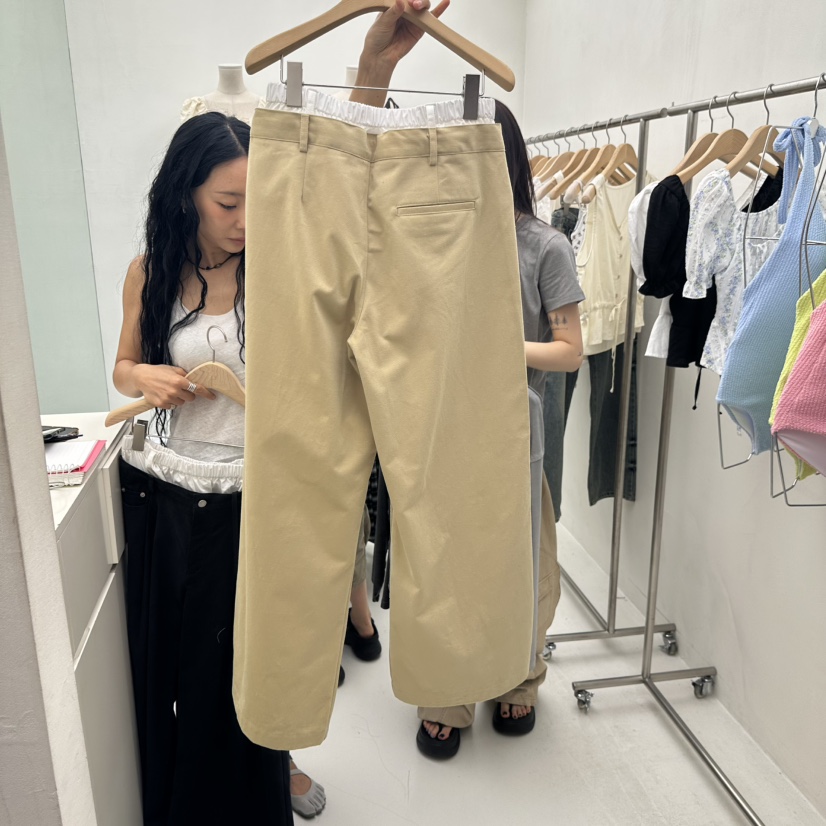 CHAV韓國代購㊣女裝新款職業時尚推薦休閑熱賣25秋夏休閑褲CHAV休閑褲