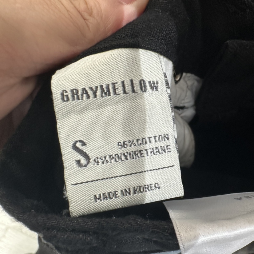 GRAYMELLOW東大門㊣實拍女裝新款推薦時尚人氣25秋夏牛仔褲GRAYMELLOW牛仔褲