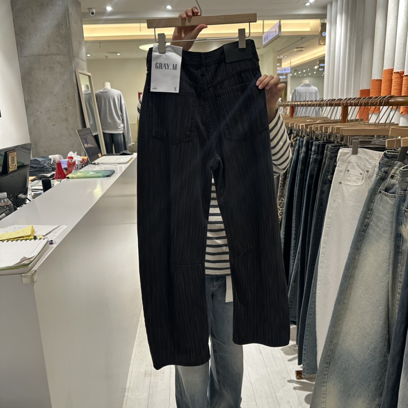 GRAYMELLOW韓國直郵㊣女士新款時尚休閑人氣熱賣真品牛仔褲GRAYMELLOW牛仔褲