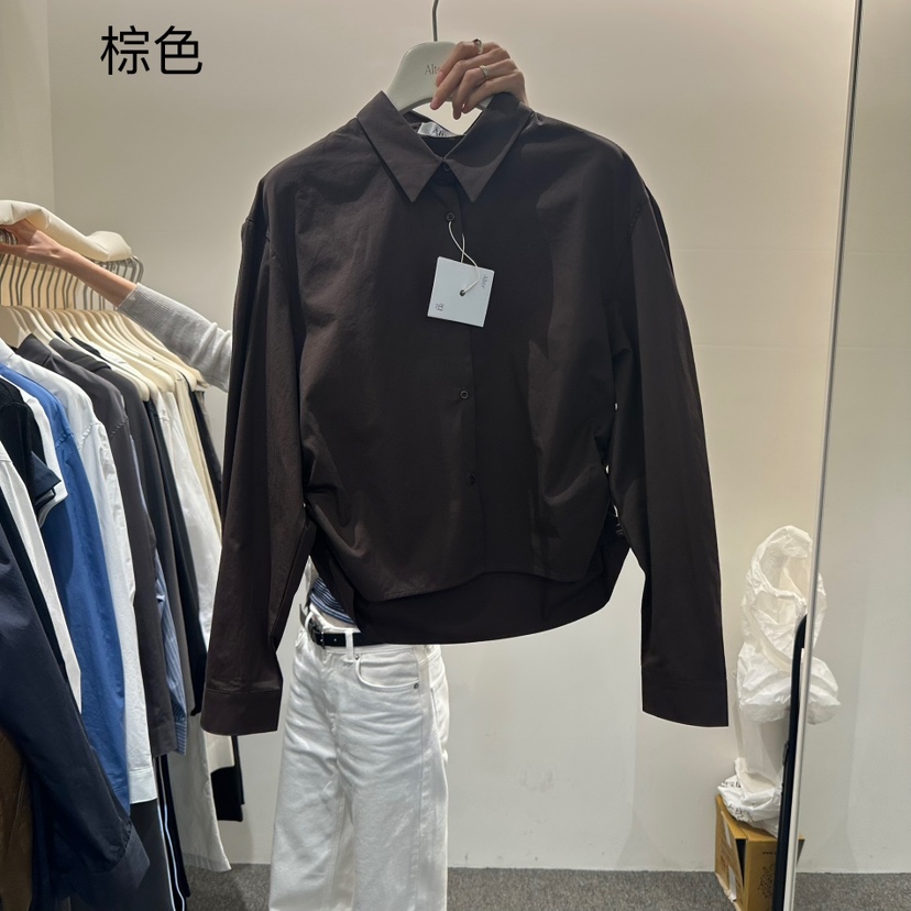 ALTER韓國代購㊣女裝新品25秋夏職業熱賣人氣推薦襯衫蕾絲衫Alter襯衫/蕾絲衫圖色3