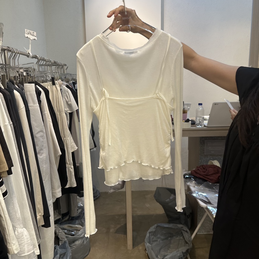 PLOVER東大門㊣代購女裝新品25秋夏人氣休閑真品套裝兩件套PLO_VER套裝