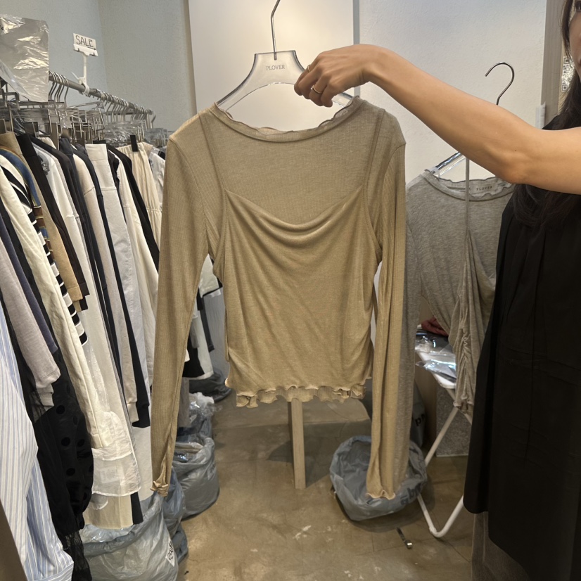 PLOVER東大門㊣代購女裝新品25秋夏人氣休閑真品套裝兩件套PLO_VER套裝圖色4