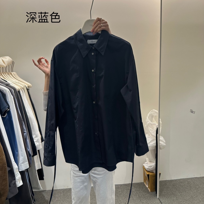 ALTER東大門㊣直郵女士新品熱賣人氣休閑25秋夏時尚襯衫蕾絲衫Alter襯衫/蕾絲衫圖色3