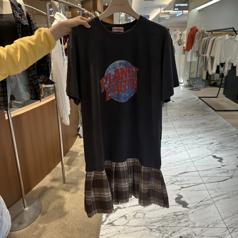REPERTORY韓國直郵㊣女裝新品25秋夏熱賣時尚真品職業連衣裙REPERTORY連衣裙