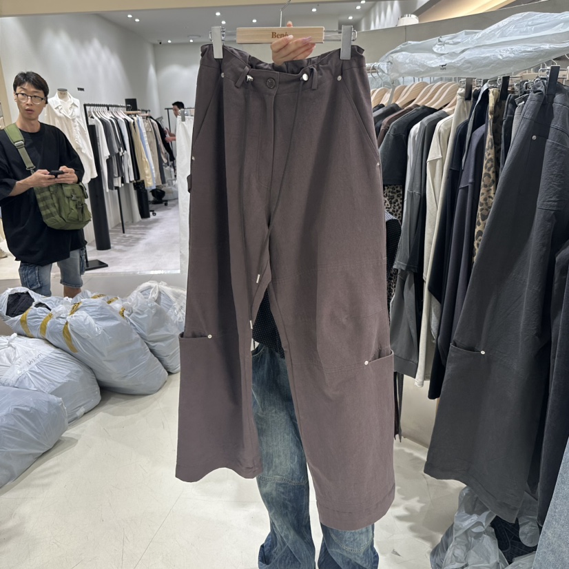 BENE東大門㊣實拍女裝新品休閑推薦熱賣時尚人氣休閑褲工裝褲BENE休閑褲圖色4