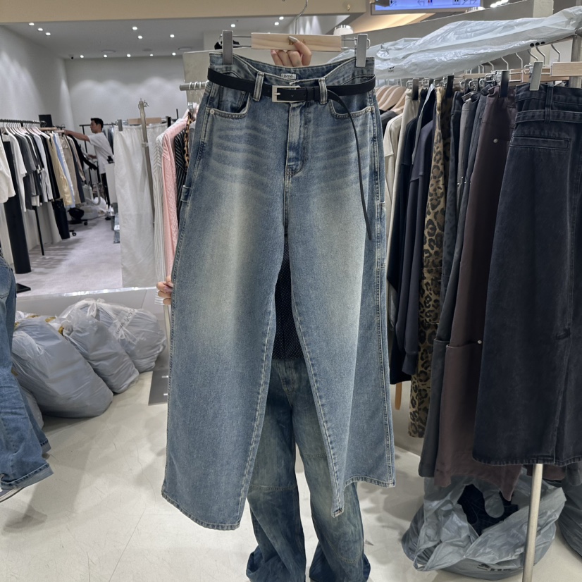 BENE東大門㊣直郵女裝新品職業時尚休閑推薦牛仔褲不含腰帶BENE牛仔褲