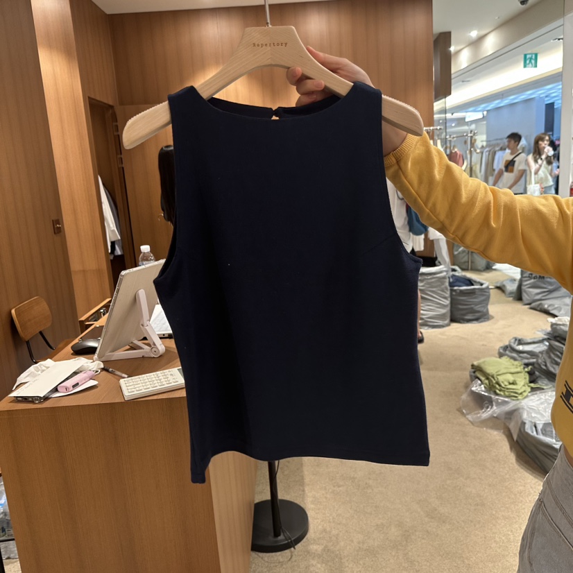 REPERTORY韓國代購㊣女裝新款真品休閑人氣熱賣職業吊帶背心REPERTORY吊帶/背心圖色2