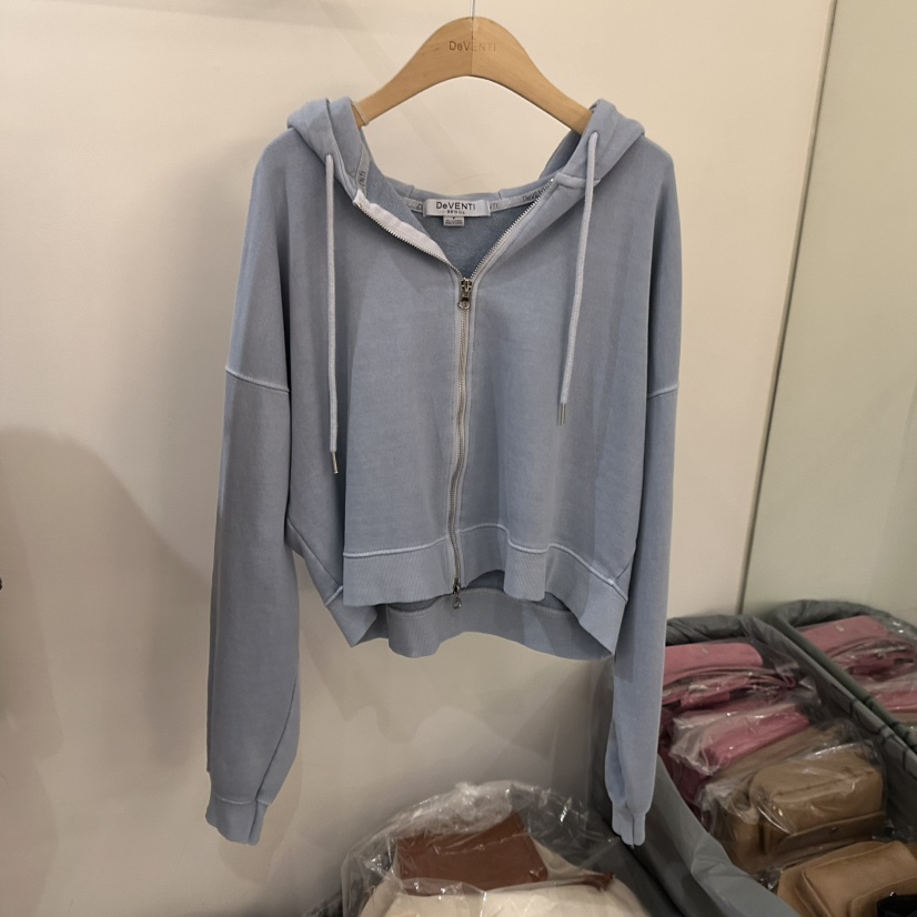 DE VENTI東大門㊣實拍女士新品真品職業休閑25秋夏衛衣連帽衫DE VENTI衛衣圖色2
