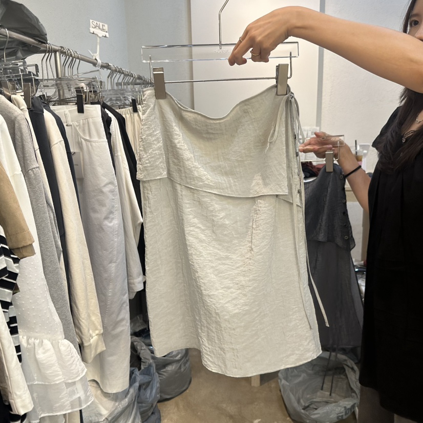 PLOVER韓國直郵㊣女士新品人氣時尚推薦休閑熱賣半身裙中短裙PLO_VER半身裙/中短裙