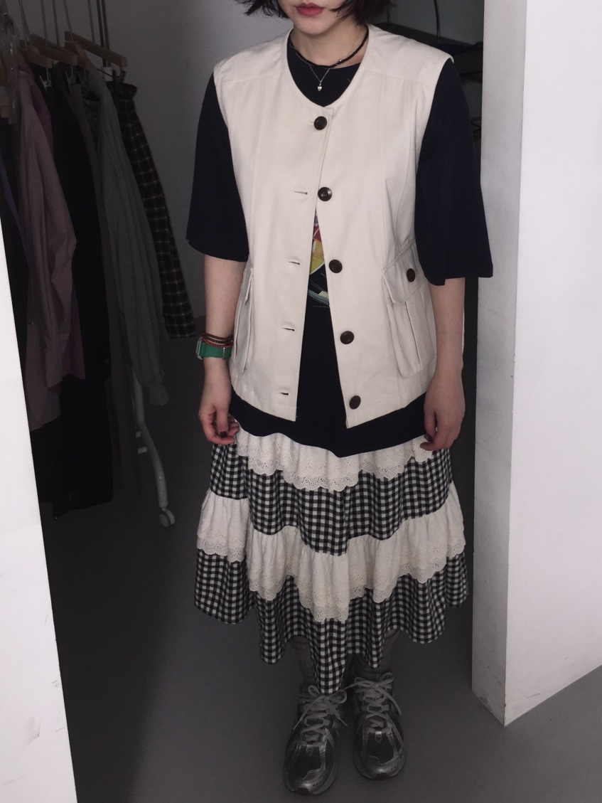 ARCHIVE-P韓國代購㊣女裝新品推薦人氣休閑職業真品時尚馬甲ARCHIVE-P馬甲