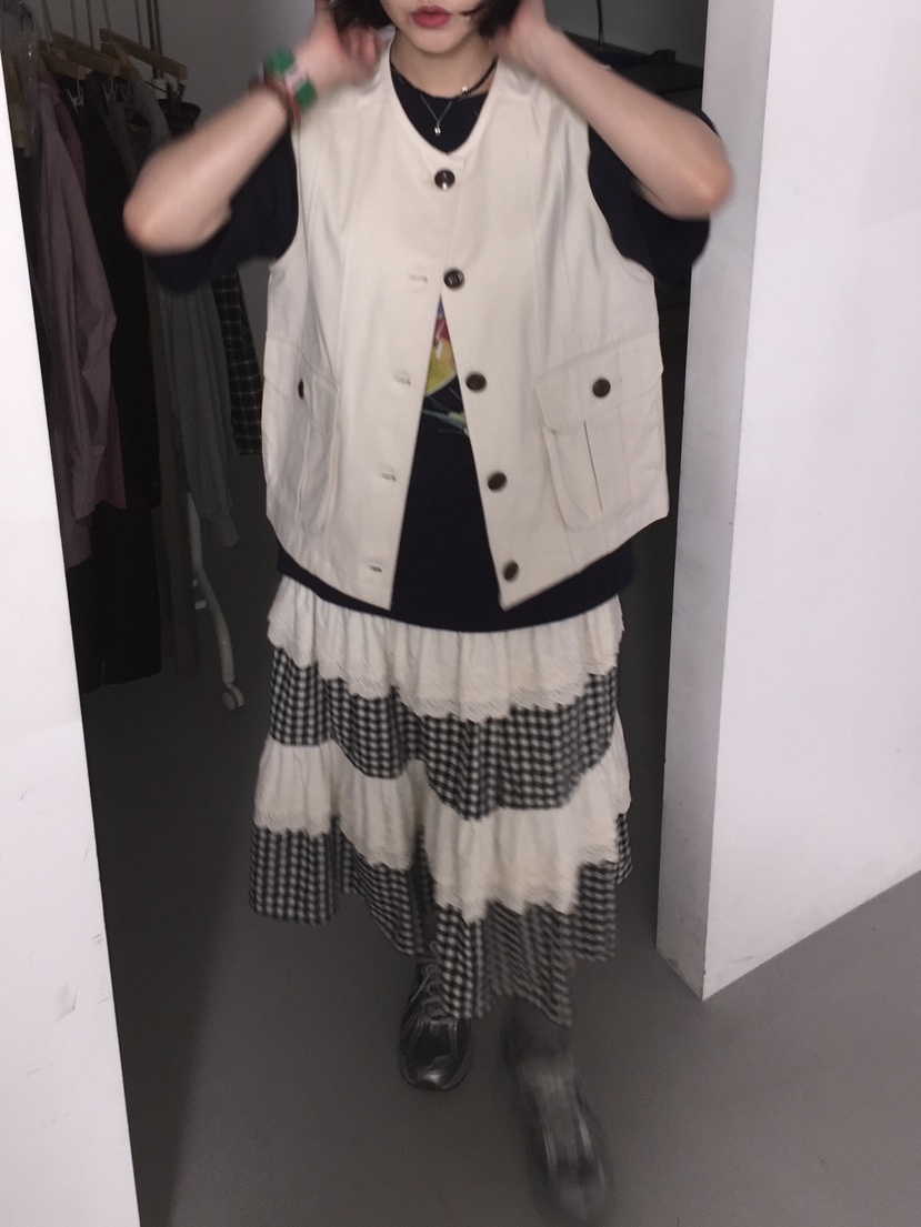 ARCHIVE-P韓國代購㊣女裝新品推薦人氣休閑職業真品時尚馬甲ARCHIVE-P馬甲