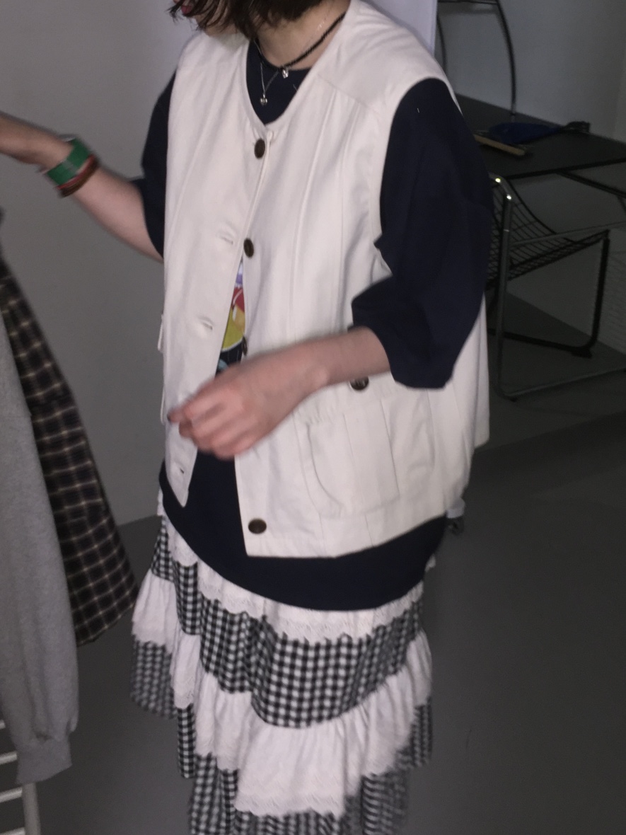 ARCHIVE-P韓國代購㊣女裝新品推薦人氣休閑職業真品時尚馬甲ARCHIVE-P馬甲