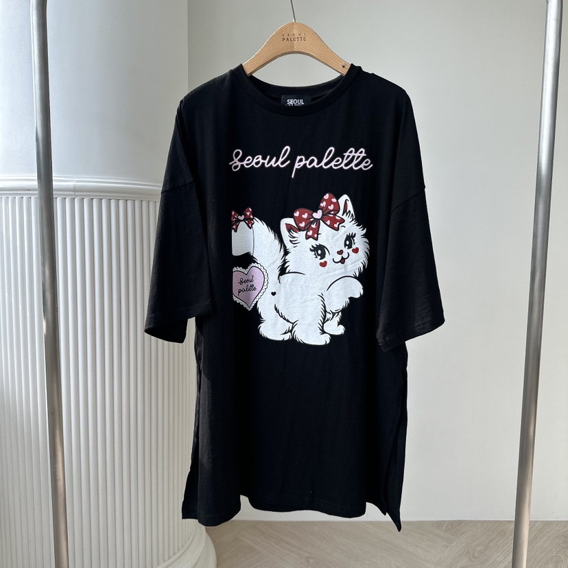 PALETTE-Q韓國直郵㊣女士新品25秋夏人氣職業真品推薦熱賣T恤PALETTET恤圖色3