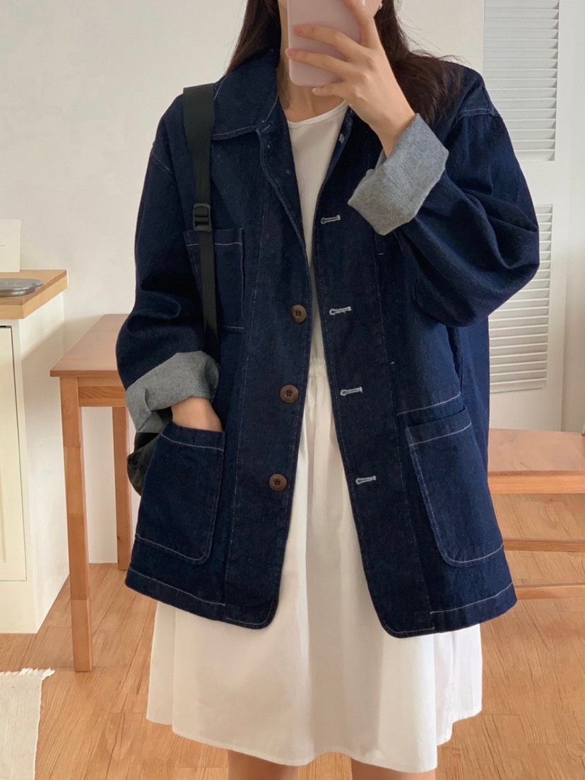 WOOD韓國直郵㊣女裝新品時尚真品人氣職業推薦熱賣休閑夾克WOOD夾克