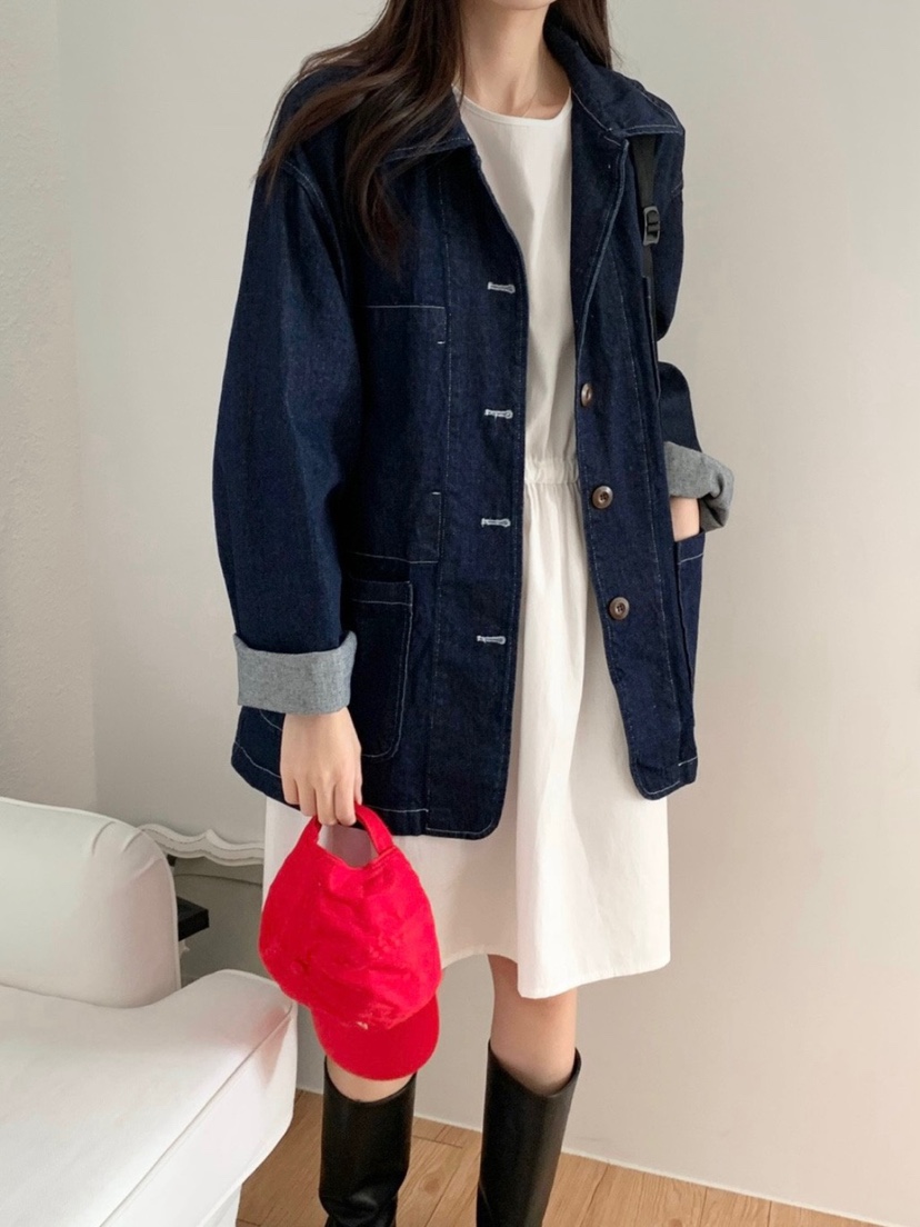 WOOD韓國直郵㊣女裝新品時尚真品人氣職業推薦熱賣休閑夾克WOOD夾克