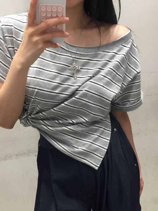 mars韓國代購㊣女士新品熱賣時尚休閑職業推薦25秋夏人氣T恤marsT恤