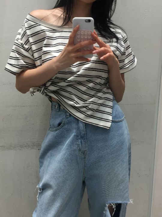 mars韓國代購㊣女士新品熱賣時尚休閑職業推薦25秋夏人氣T恤marsT恤