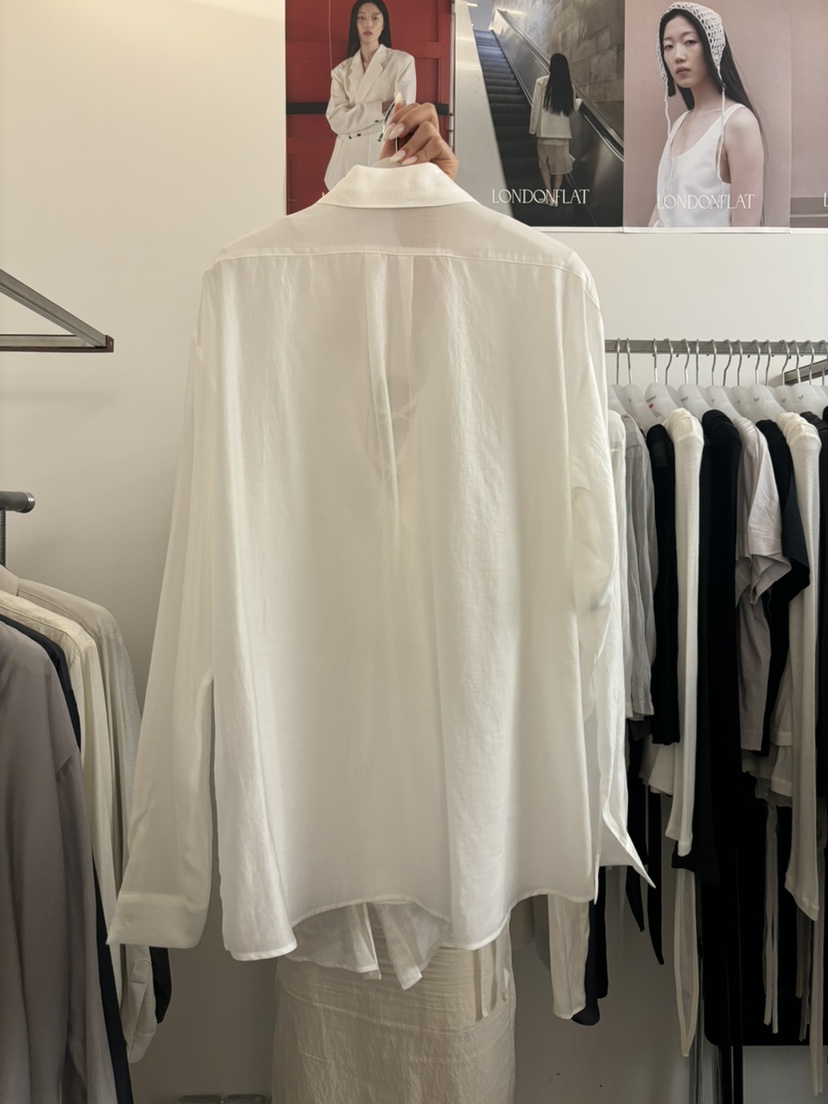 LONDON FLAT韓國直郵㊣女士新品職業休閑25秋夏襯衫蕾絲衫LONDON FLAT襯衫/蕾絲衫