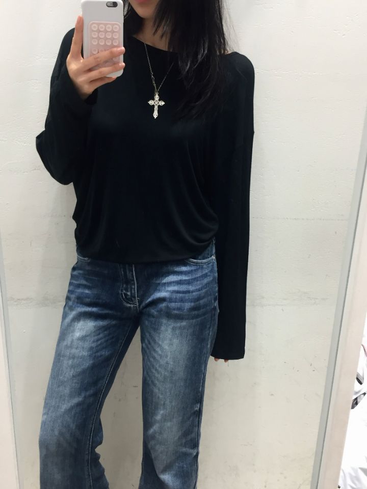 mars東大門㊣直郵女士新品職業時尚休閑推薦真品25秋夏長袖T恤mars長袖T恤