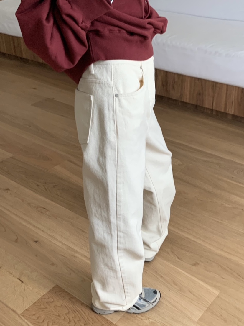 WOOD韓國代購㊣女裝新款時尚職業熱賣人氣休閑真品25秋夏休閑褲WOOD休閑褲