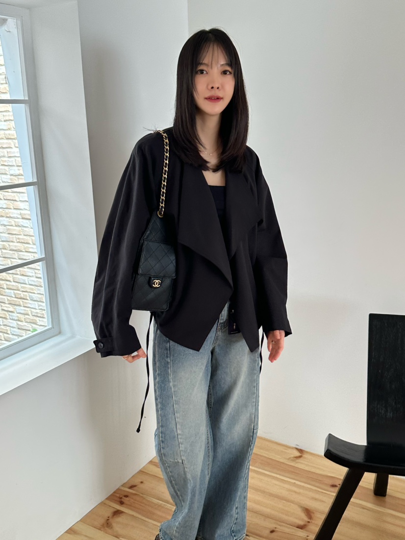 LE VASE東大門㊣實拍女裝新款休閑真品人氣熱賣推薦職業夾克LE VASE夾克