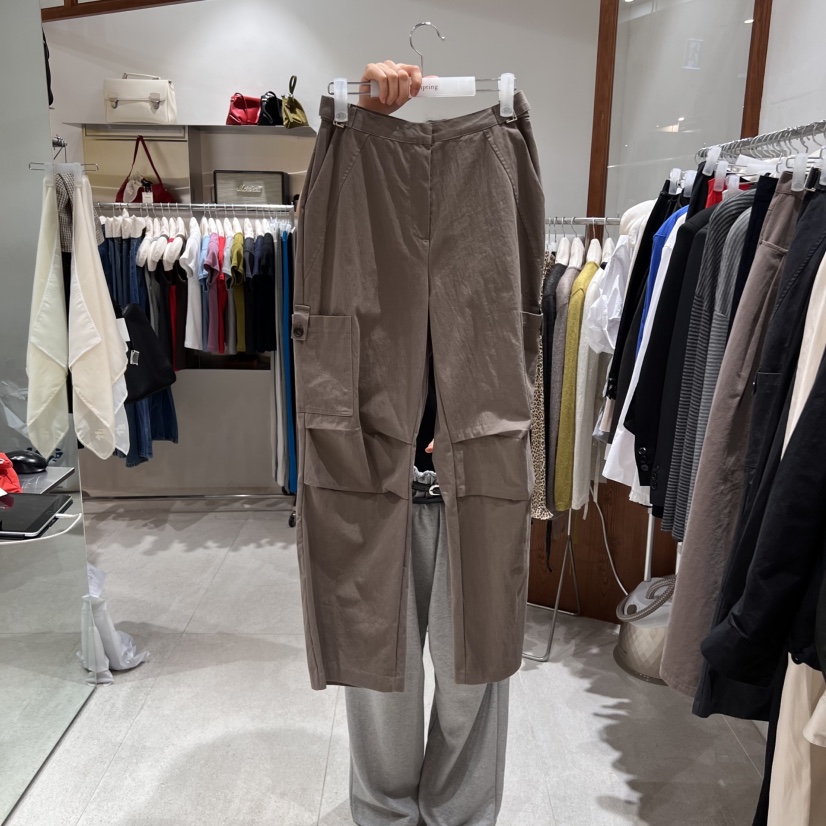 TEMPTING東大門㊣實拍女裝新品職業25秋夏熱賣休閑褲洗水褲TEMPTING休閑褲圖色2