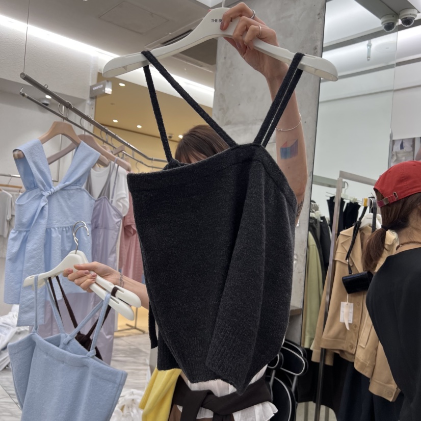 BREATHE韓國代購㊣女裝新品推薦休閑時尚25秋夏人氣吊帶背心BREATHE吊帶/背心圖色2