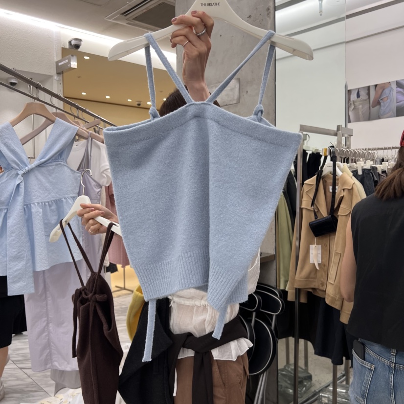 BREATHE韓國代購㊣女裝新品推薦休閑時尚25秋夏人氣吊帶背心BREATHE吊帶/背心圖色3